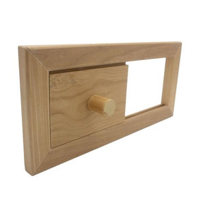 Prosaunas Thermo-Aspen, Sauna, Ventilation Hatch, .5" x 5.2" x 11" SA-VNT-HTCH-TASP