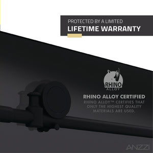 Anzzi Raymore Series 60 in. x 62 in. Frameless Sliding Tub Door SD-AZ8080-01
