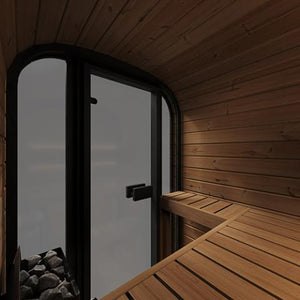 SaunaLife Cube-Series Model CL3G Outdoor Home Sauna Kit, Up to 2 Persons SL-MODELCL3G