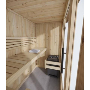 SaunaLife 67" x 45" x 79" Model X6 - 3 Person Indoor Sauna