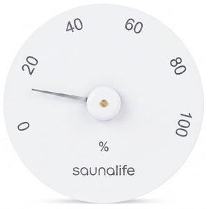 SaunaLife Designer Sauna Hygrometer, Humidity Levels