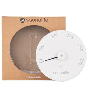 SaunaLife Designer Thermometer Sauna Thermometer, Fahrenheit