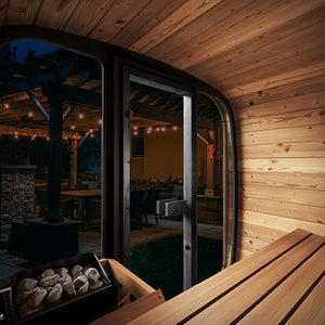 SaunaLife Model CL4G Cube‑Series Outdoor Home Sauna Kit Up to 3 Persons SL-MODELCL4G