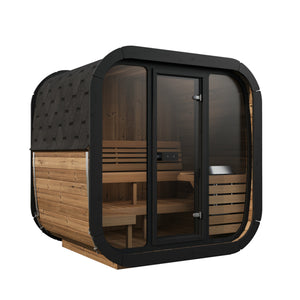 SaunaLife Model CL5G Cube-Series Outdoor Home Sauna Kit Up to 4 Persons SL-MODELCL5G