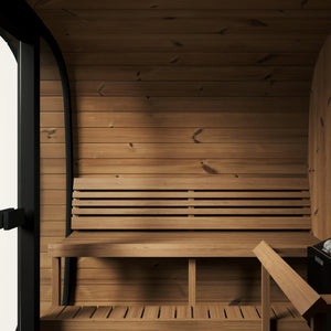SaunaLife Model CL7G Cube Luxury Series Outdoor Home Sauna Kit, Up to 6 Persons SL-MODELCL7G