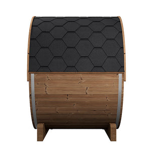 SaunaLife 59"x81" Model E6 - 3 Person Barrel Sauna 646-SL-MODELE6