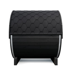 SaunaLife Model E7B Ergo Series Outdoor Sauna Barrel Kit, DIY, Paint Included, Up to 4 Persons