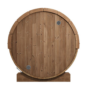SaunaLife 71"D x 81"H Model E7 - 4 Person Barrel Sauna SL-MODELE7