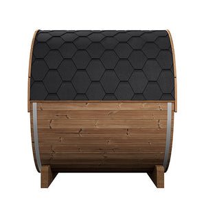 SaunaLife 71"D x 81"H Model E7 - 4 Person Barrel Sauna SL-MODELE7