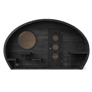SaunaLife Model G11B Garden Series Outdoor Home Sauna Suite Kit, DIY, Paint Included, Up to 8 Persons SL-MODELG11B