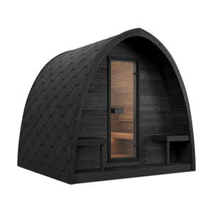 SaunaLife Model G3B Garden Series Outdoor Home Sauna Kit, DIY, Paint Included, Up to 6 Persons