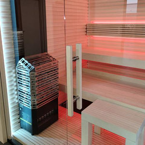 Saunum 4.8kW Stainless Steel AIR 5 Sauna Heater Air Series with Climate Equalizer 4745090017892