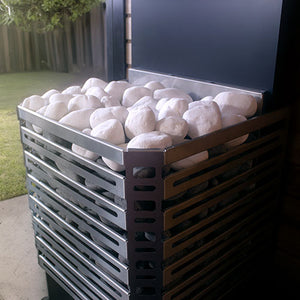 Saunum 15.2kW Stainless Steel Air L 15 Series Sauna Heater with Climate Equalizer