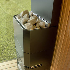 Saunum Air Series 7kW Black Air 7 Sauna Heater with Climate Equalizer 4745090017847