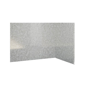 Avora Bath Smooth Silverstone Acrylic Large Shower Walls 66"W x 40"D x 105"H AV6640SSNWS