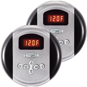 SteamSpa Programmable Dual Control Panels G-SC-2-75