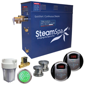 SteamSpa Royal 12 KW QuickStart Acu-Steam Bath Generator Package RY1200