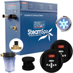 SteamSpa Royal 4.5 KW QuickStart Acu-Steam Bath Generator Package RY450
