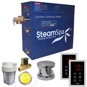 SteamSpa Royal 4.5 KW QuickStart Acu-Steam Bath Generator Package RYT450