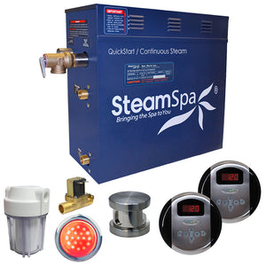 SteamSpa Royal 6 KW QuickStart Acu-Steam Bath Generator Package RY600
