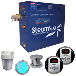 SteamSpa Royal 6 KW QuickStart Acu-Steam Bath Generator Package RY600