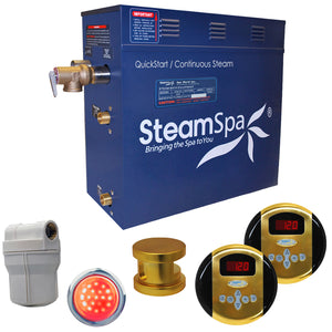 SteamSpa Royal 6 KW QuickStart Acu-Steam Bath Generator Package RY600