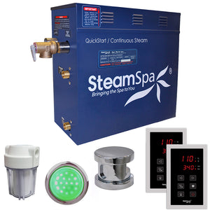SteamSpa Royal 6 KW QuickStart Acu-Steam Bath Generator Package RYT600