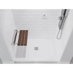 SteamSpa Wall Mounted Folding Shower Bench SS-K