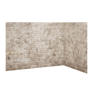 Avora Bath Subway Tile RidgeStone Acrylic Alcove Shower System 60"W x 34"D x 96"H 6034CAV60361120TWWS
