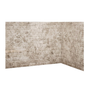 Avora Bath Subway RidgeStone Acrylic Alcove Shower System 60"W x 30"D 6030RTAV60361120TWWS