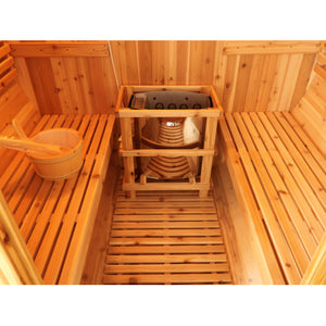 SunRay Aurora 2-4 Person Traditional Barrel Sauna 300SH