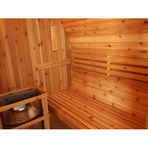 SunRay Aurora 2-4 Person Traditional Barrel Sauna 300SH