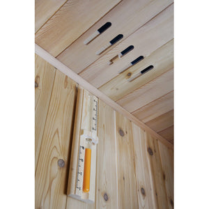 SunRay Hampton 3-Person Indoor Traditional Sauna Double Bench 300TN