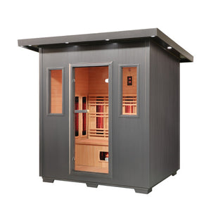 SunRay Pacific 4-Person Outdoor Infrared Sauna 400D6