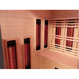 SunRay Pacific 4-Person Outdoor Infrared Sauna 400D6