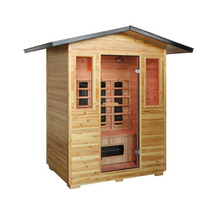 SunRay Sauna Grandby 3 Person Outdoor Infrared Sauna HL300D3