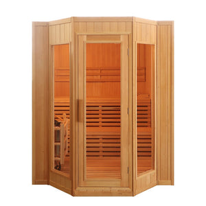 SunRay Tiburon 4-Person Indoor Traditional Sauna HL400SN