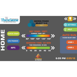 TheraSauna One -Two Person FAR Infrared Sauna TS4746