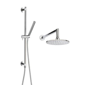 ThermaSol Essential Shower Package with Rain Canopy, Wall Shower Arm and Hand Shower, Round CSPRD