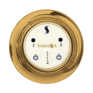 ThermaSol EST Contemporary Flushmount Easy Start Series Steam Shower Control