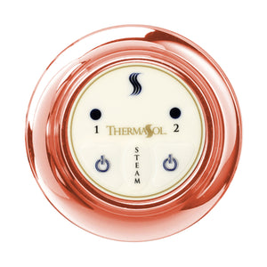 ThermaSol EST Contemporary Flushmount Easy Start Series Steam Shower Control