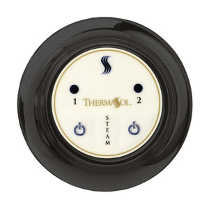 ThermaSol EST Contemporary Flushmount Easy Start Series Steam Shower Control