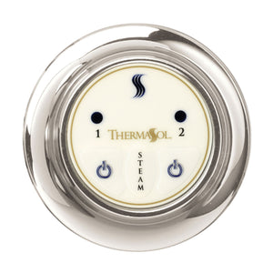 ThermaSol EST Contemporary Flushmount Easy Start Series Steam Shower Control