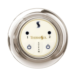 ThermaSol EST Contemporary Flushmount Easy Start Series Steam Shower Control