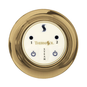 ThermaSol EST Contemporary Flushmount Easy Start Series Steam Shower Control
