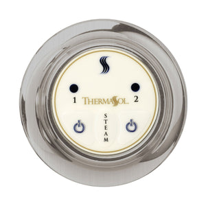 ThermaSol EST Contemporary Flushmount Easy Start Series Steam Shower Control