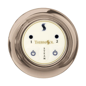 ThermaSol EST Contemporary Flushmount Easy Start Series Steam Shower Control