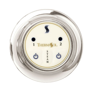 ThermaSol EST Contemporary Flushmount Easy Start Series Steam Shower Control