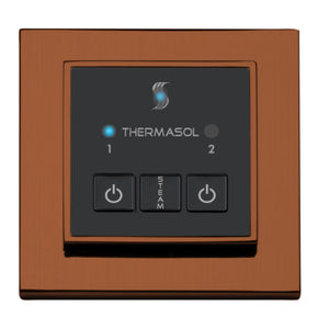 ThermaSol ESM Modern Recessed Easy Start Series Steam Shower Control