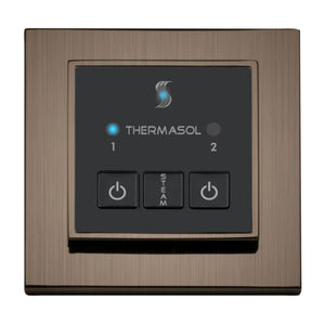 ThermaSol ESM Modern Recessed Easy Start Series Steam Shower Control